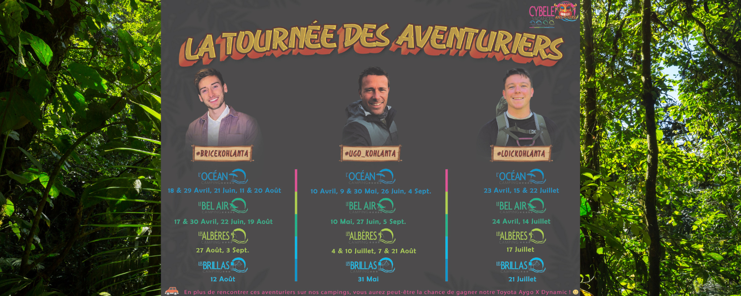 La tournée des aventuriers Cybèle Vacances