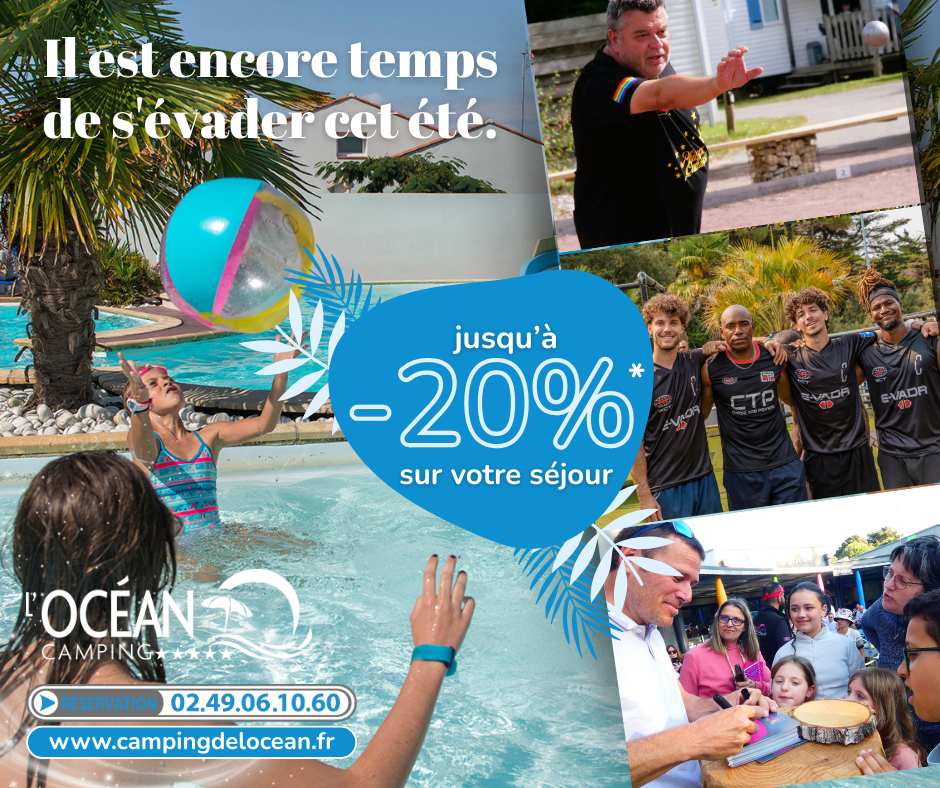 Offres estivales | Camping L'Océan | Vendée
