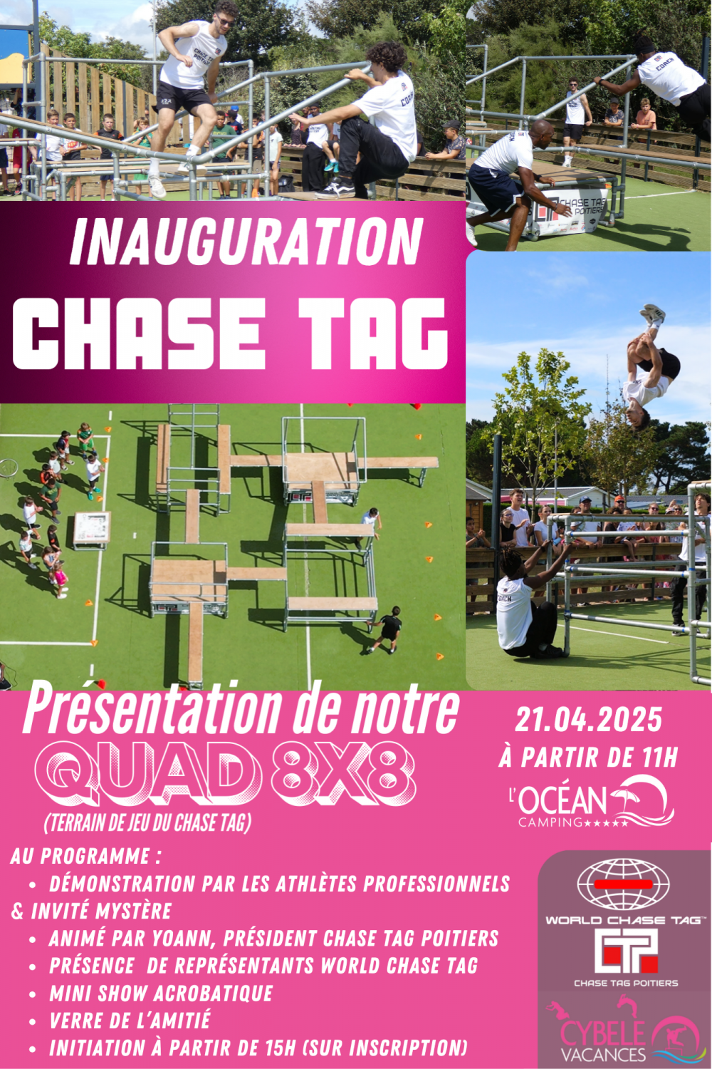 Place au Chase Tag dans les Campings Cybèle Vacances